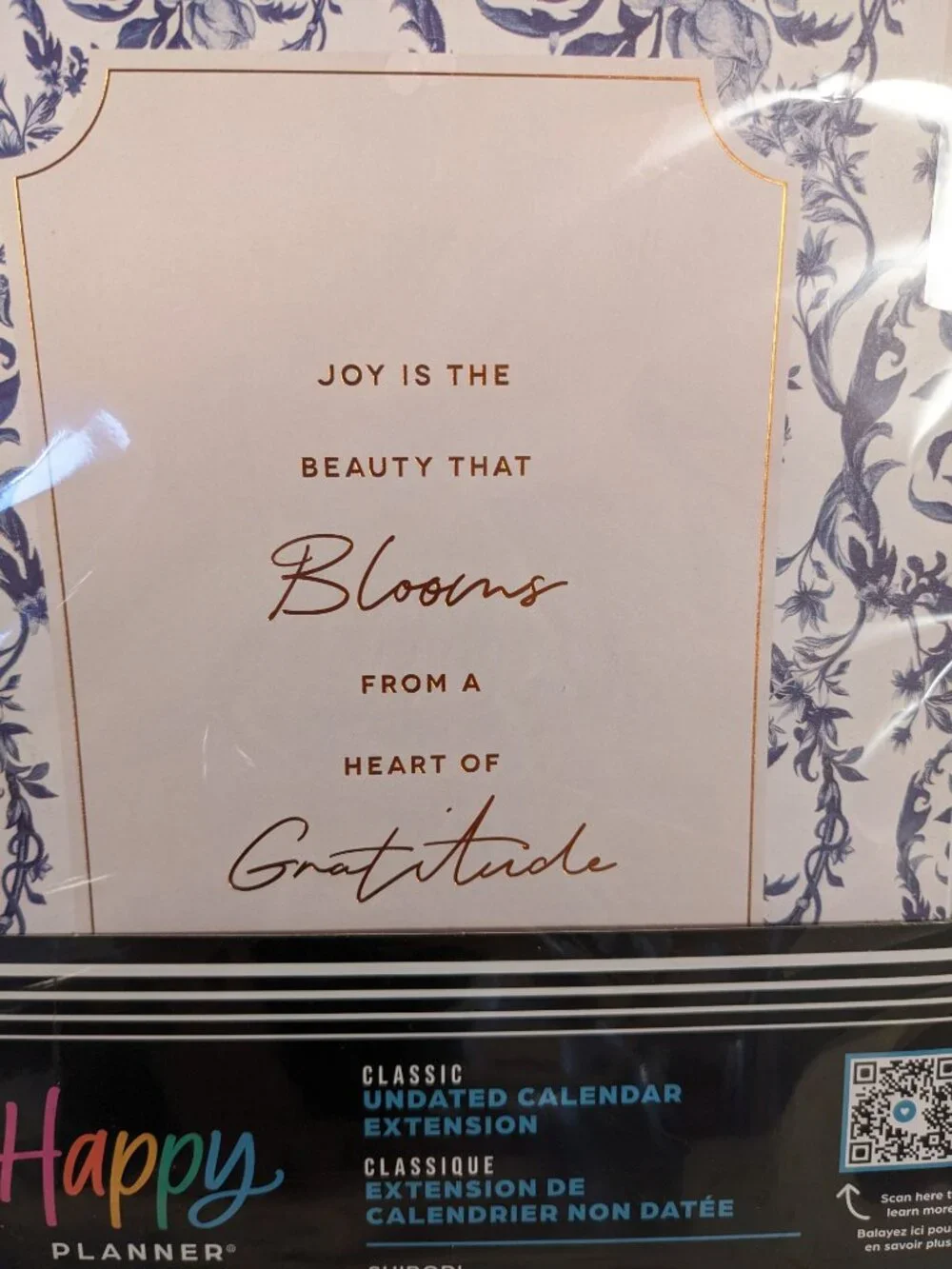 Happy Planner NWT Classic Undated Calendar Extension - Joy